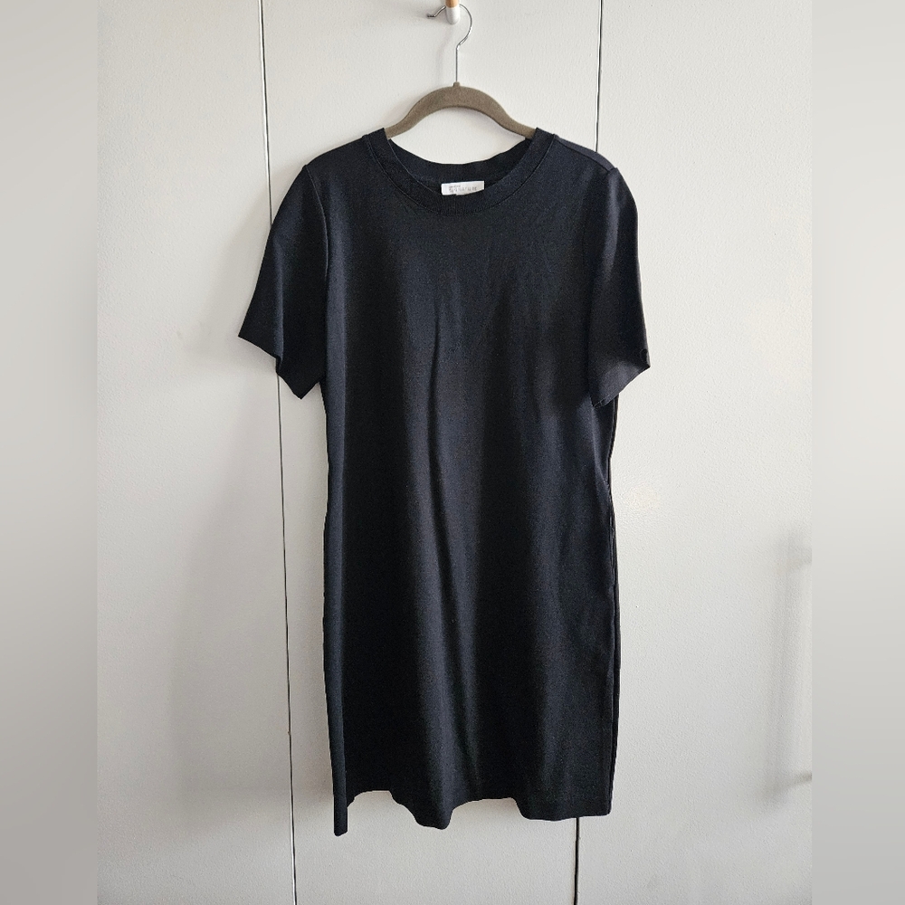 Nordstrom Signature Size Small Black T-shirt Dress